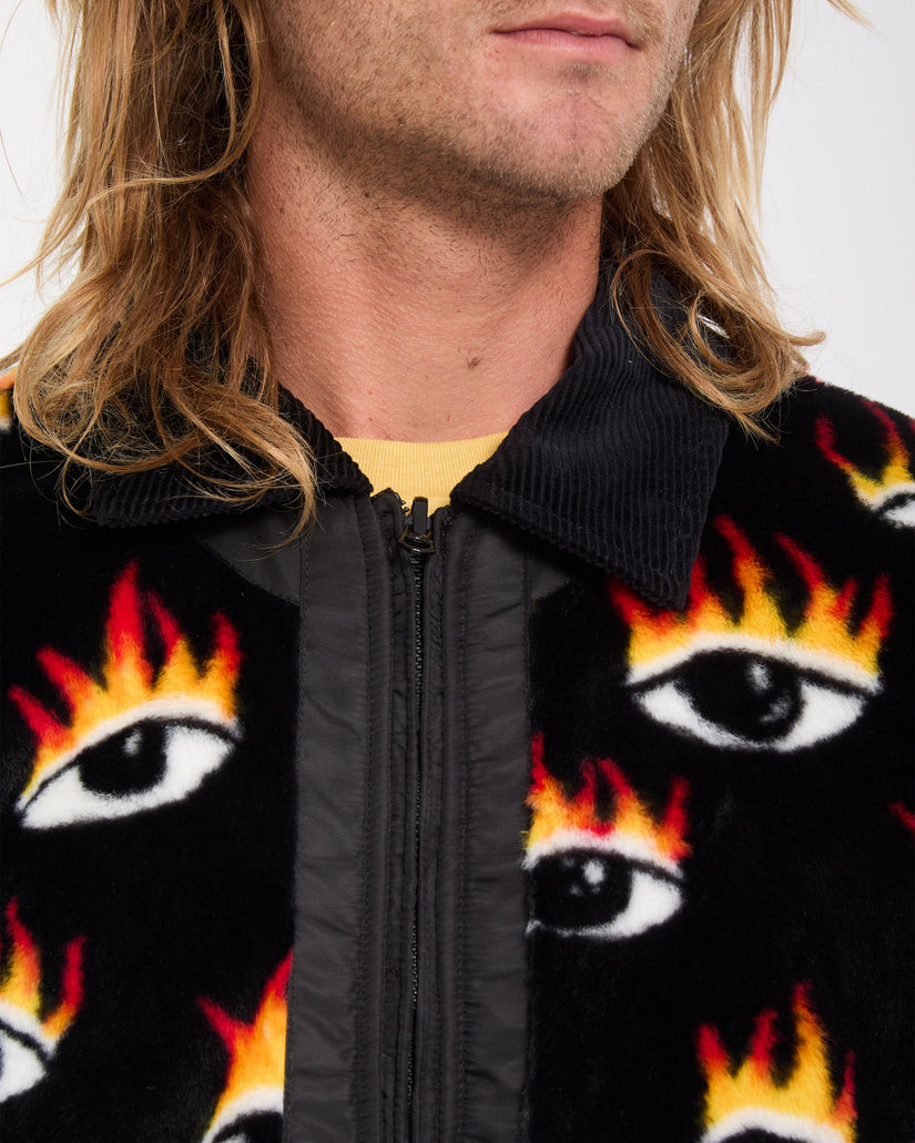 Chaqueta bomber reversible Ozzy - Black