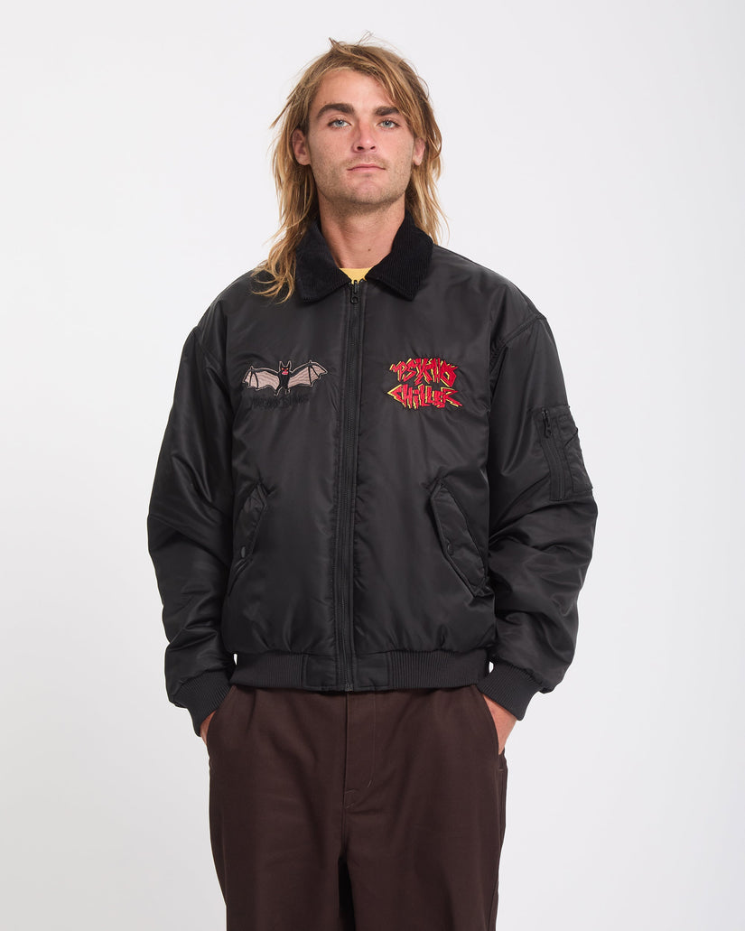 Chaqueta bomber reversible Ozzy - Black