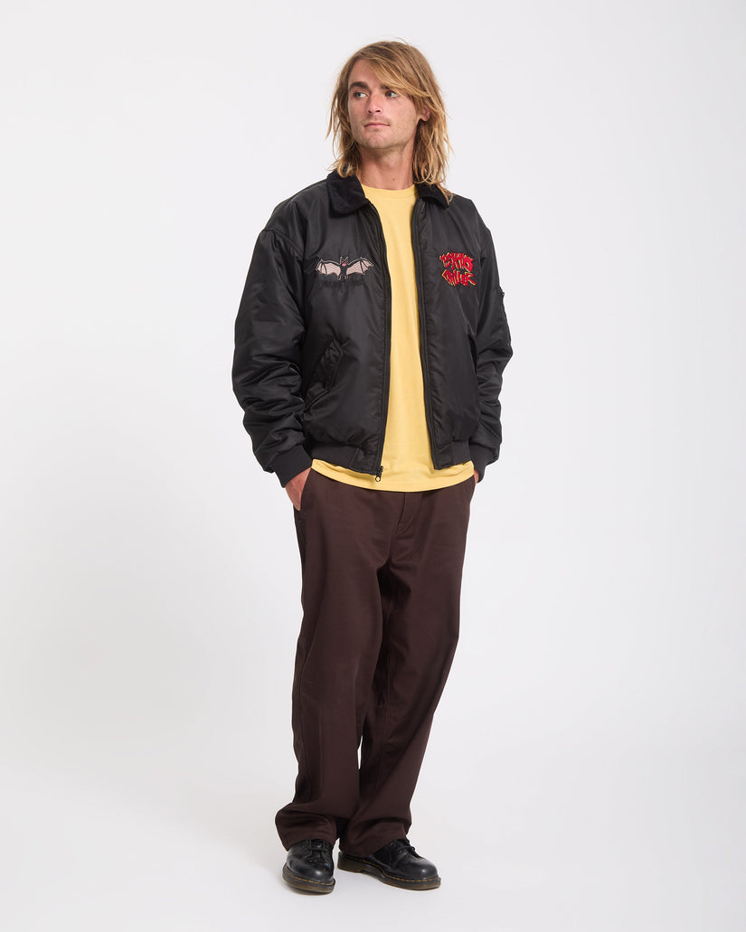 Chaqueta bomber reversible Ozzy - Black