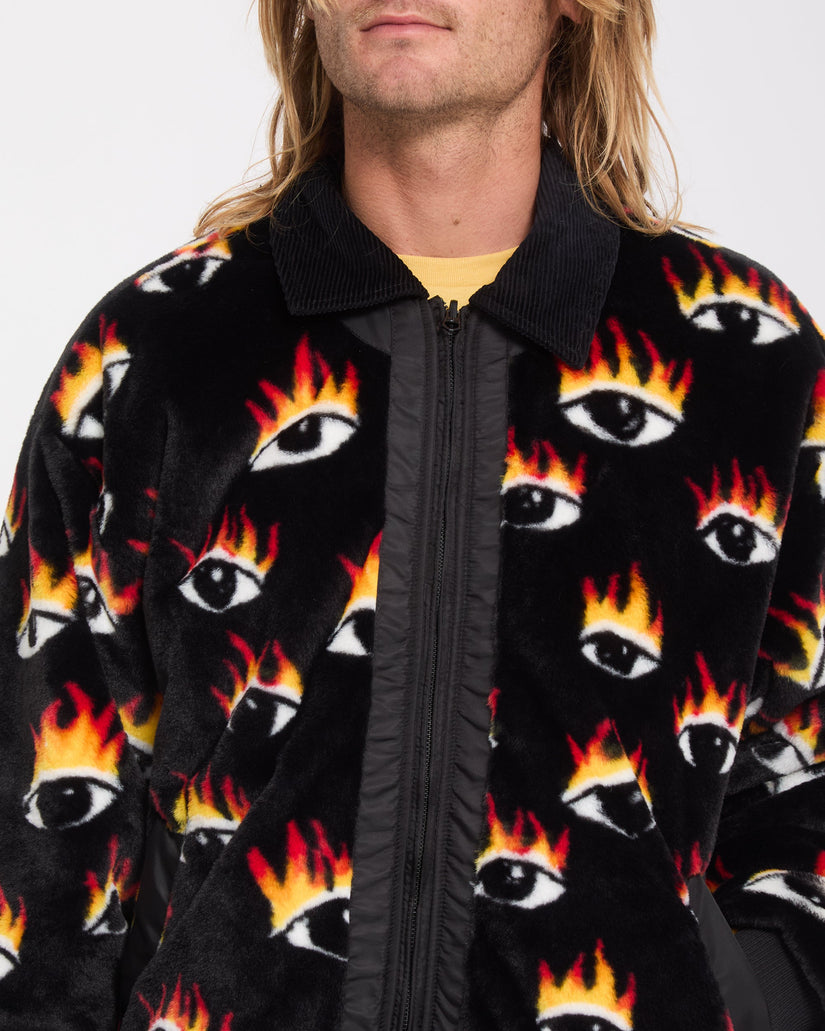 Chaqueta bomber reversible Ozzy - Black