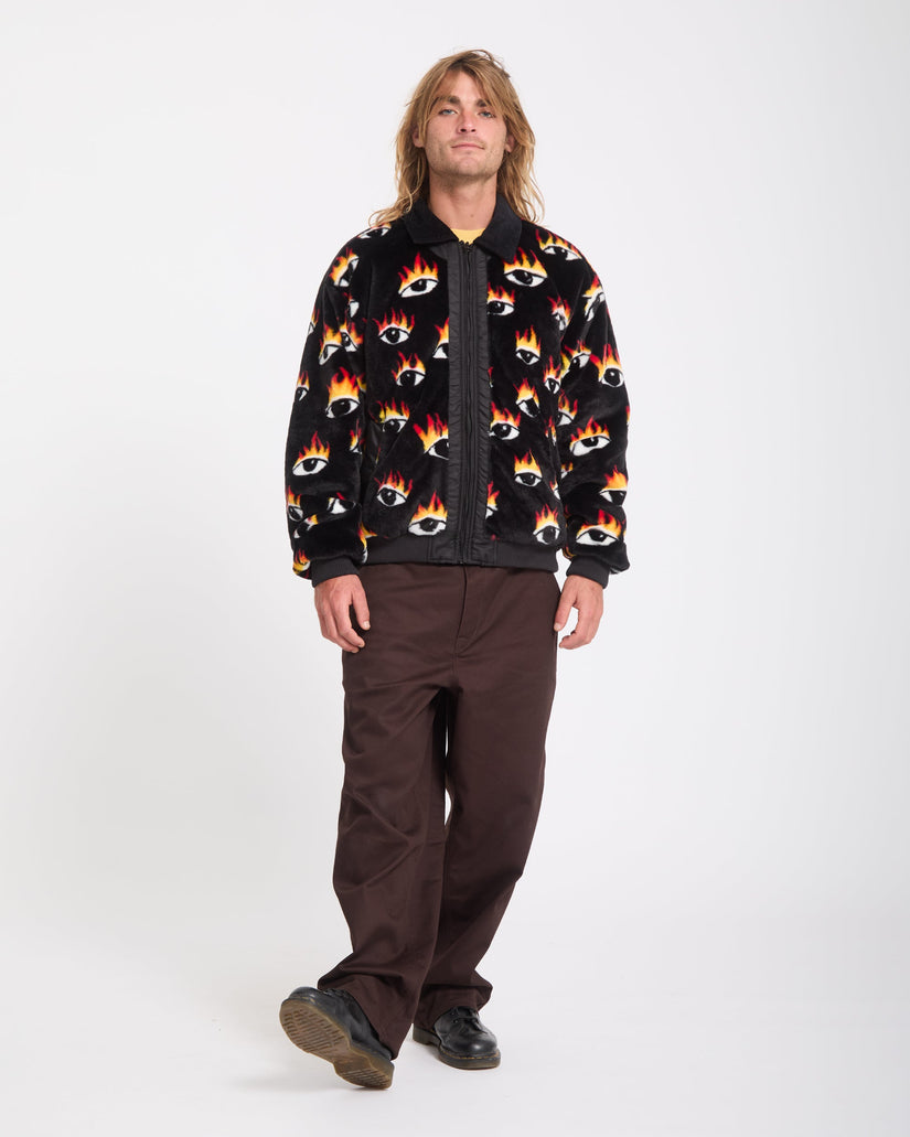 Chaqueta bomber reversible Ozzy - Black