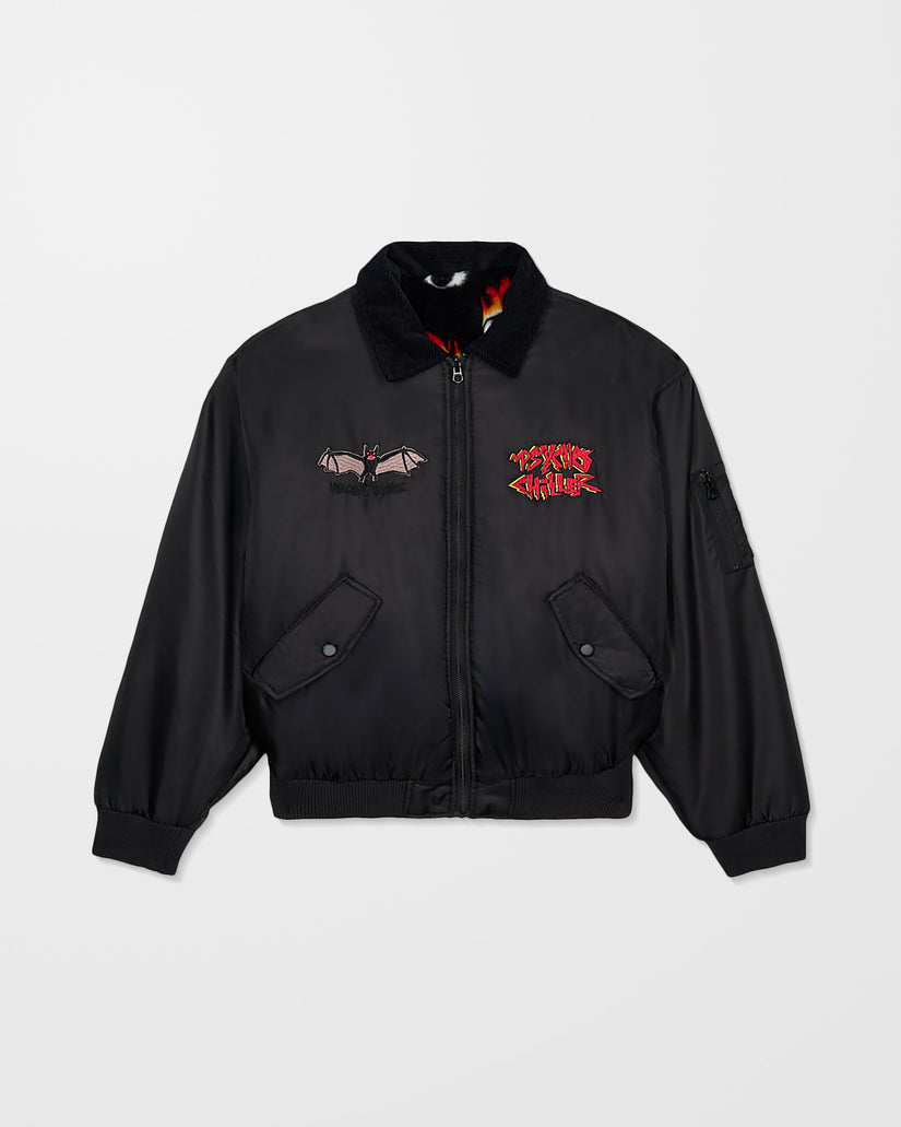 Chaqueta bomber reversible Ozzy - Black