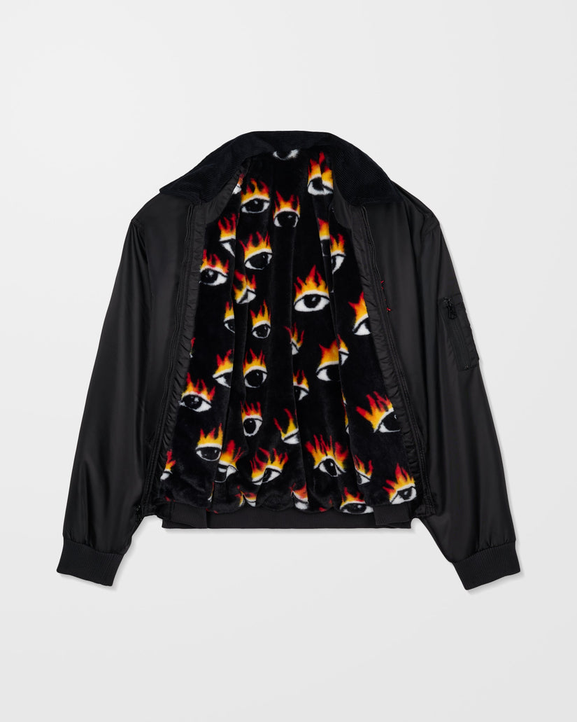 Chaqueta bomber reversible Ozzy - Black
