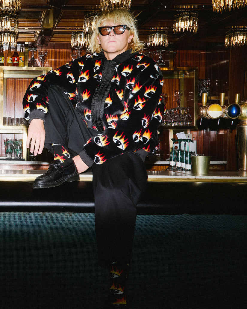Chaqueta bomber reversible Ozzy - Black