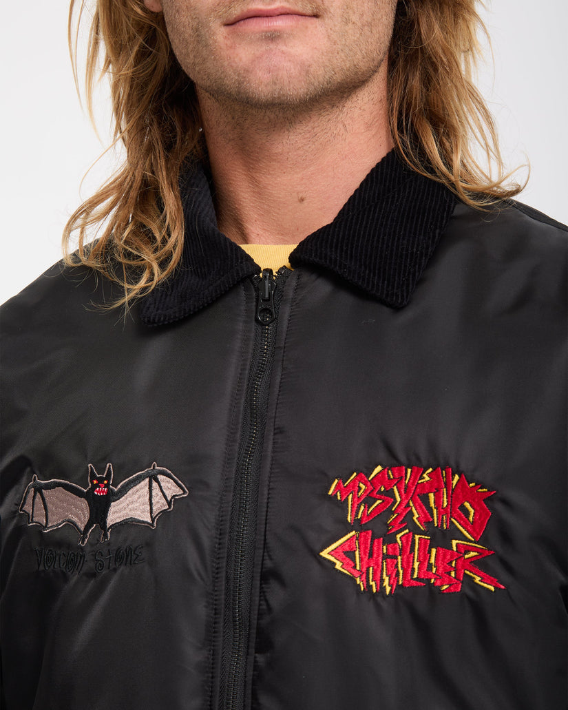 Chaqueta bomber reversible Ozzy - Black