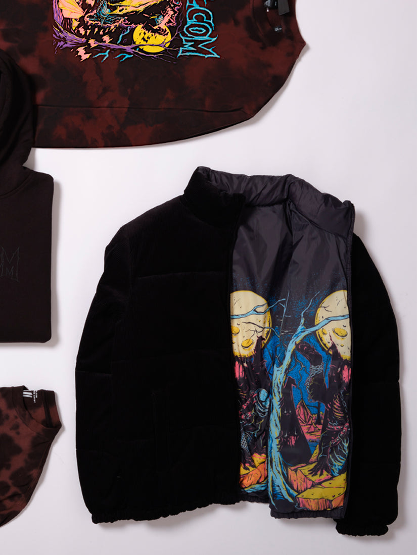 Cazadora acolchada Max Sherman (Reversible) - BLACK