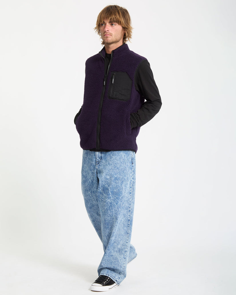 Chaleco Muzzer Fuzzar - Dark Purple