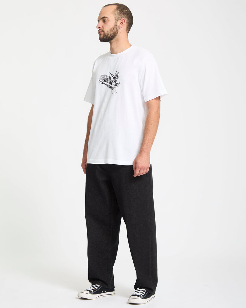 Pantalón Vaquero Con Cintura Elástica Freazy Loose - Black Wash