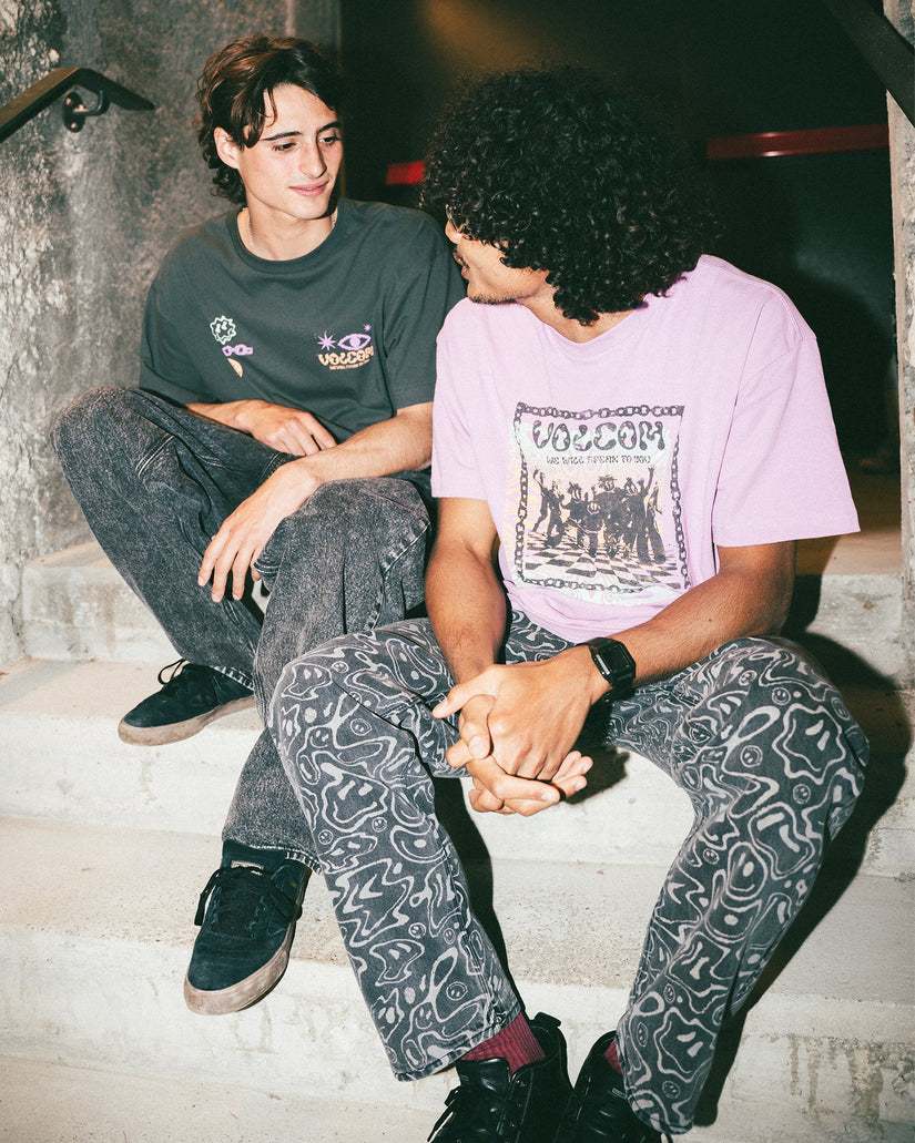 Pantalón vaquero Filip Rygalski - BLACK PRINT
