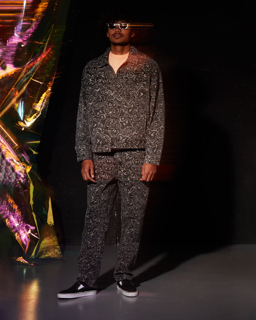Pantalón vaquero Filip Rygalski - BLACK PRINT
