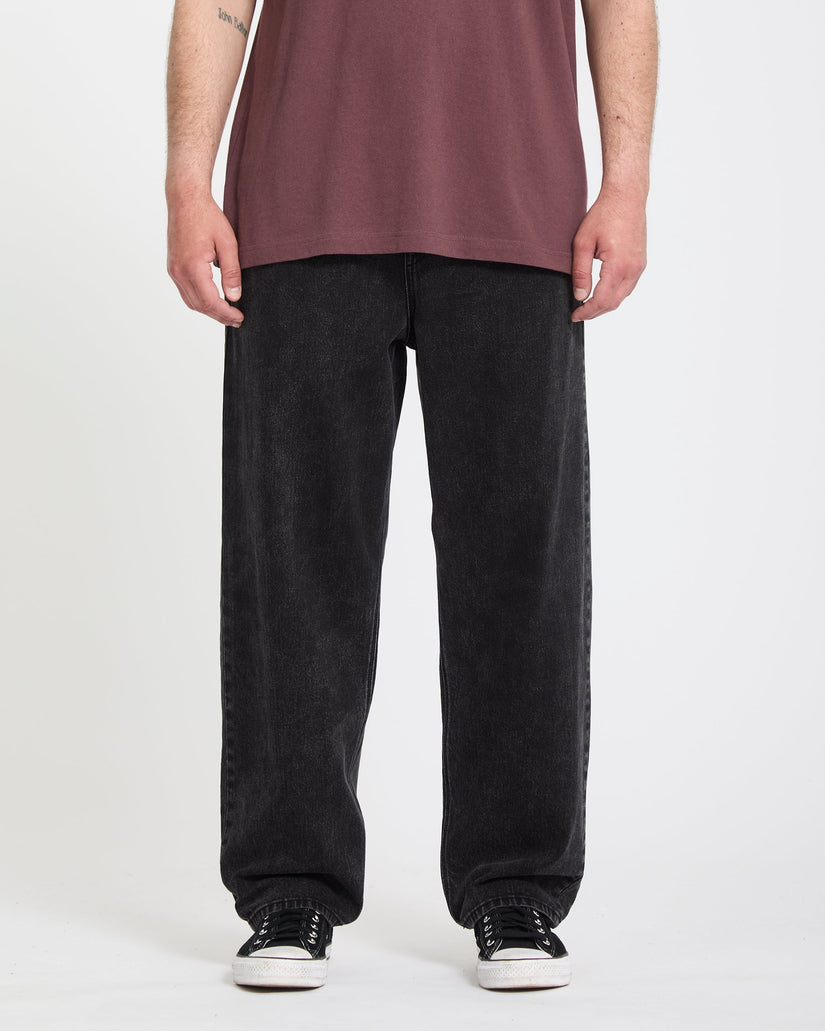 Pantalón vaquero con cintura elástica Freazy Loose - Blackity Black