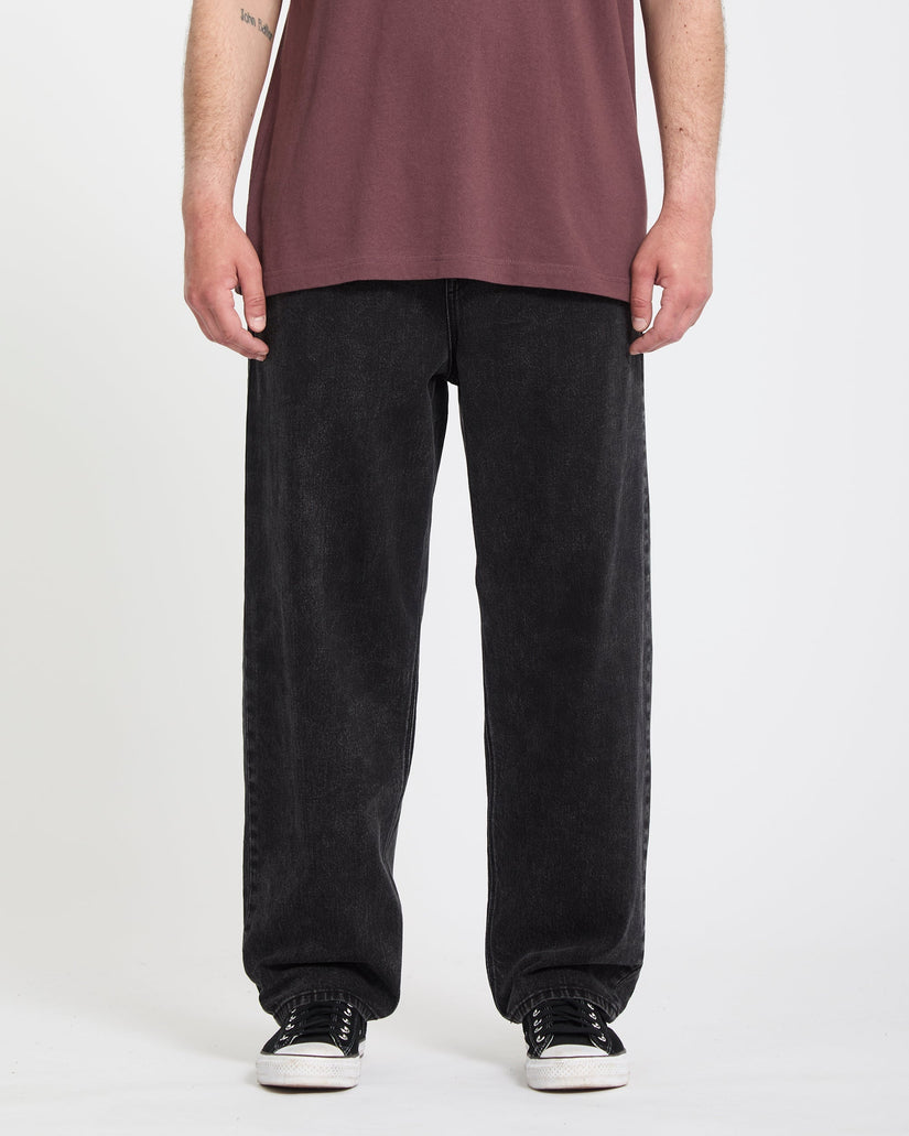 Pantalón vaquero con cintura elástica Freazy Loose - Blackity Black