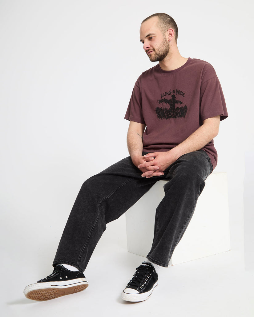 Pantalón vaquero con cintura elástica Freazy Loose - Blackity Black