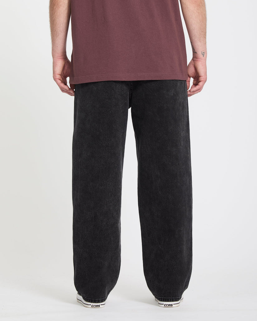 Pantalón vaquero con cintura elástica Freazy Loose - Blackity Black