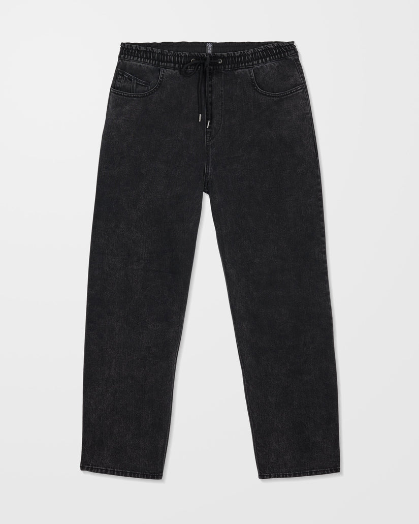 Pantalón vaquero con cintura elástica Freazy Loose - Blackity Black