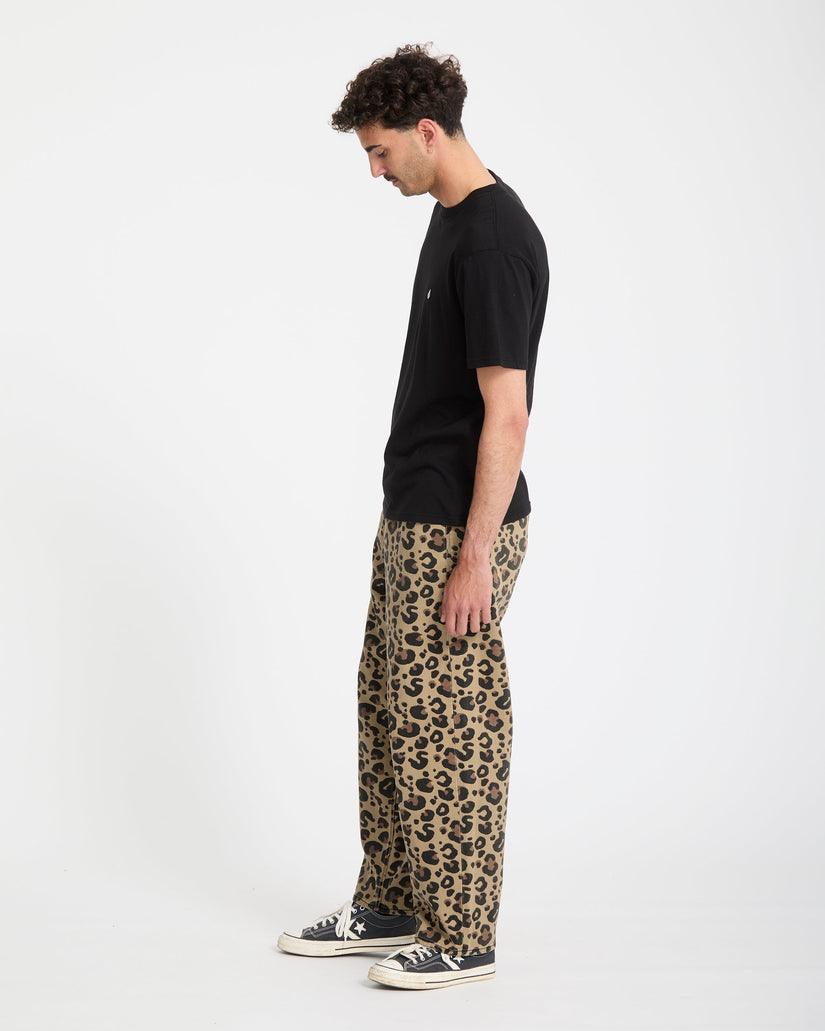Pantalón vaquero con cintura elástica Freazy Loose - Cheetah