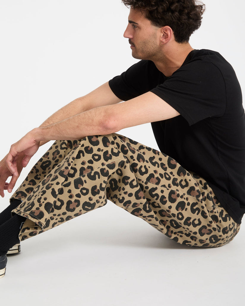 Pantalón vaquero con cintura elástica Freazy Loose - Cheetah