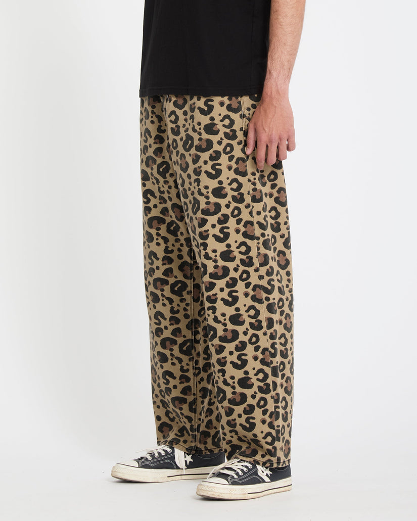 Pantalón vaquero con cintura elástica Freazy Loose - Cheetah