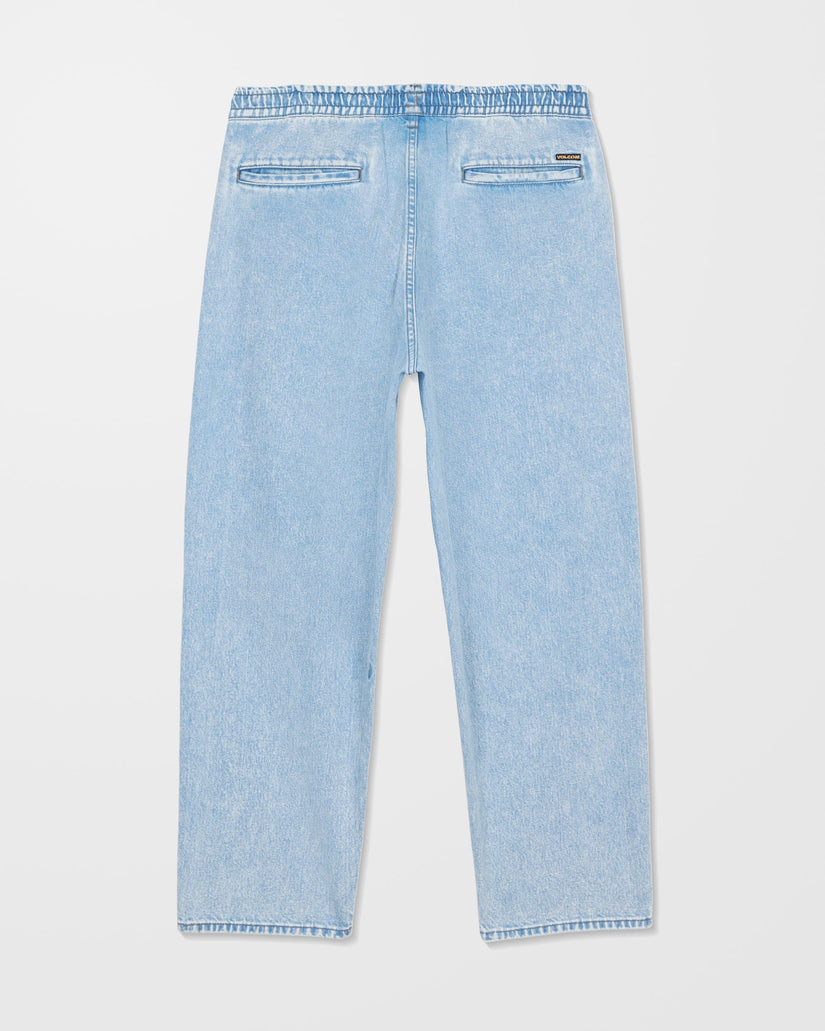 Pantalón vaquero con cintura elástica Freazy Loose - Pale Aqua