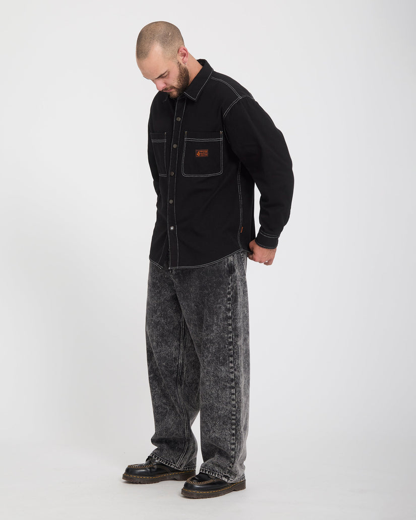 Pantalón vaquero Chillow - Light Acid Black