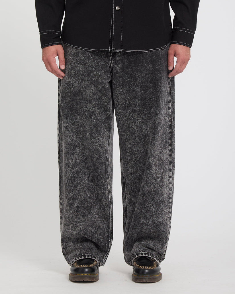 Pantalón vaquero Chillow - Light Acid Black