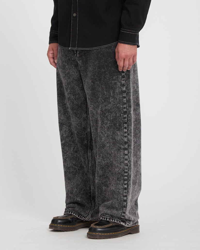 Pantalón vaquero Chillow - Light Acid Black