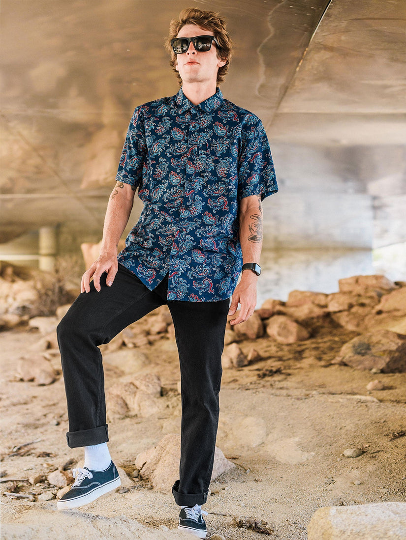 Vaqueros Solver Denim - Black On Black