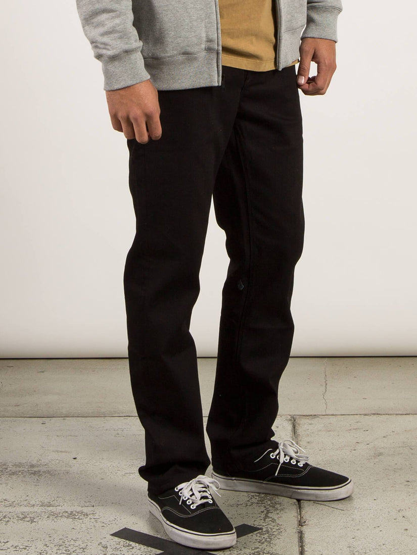 Vaqueros Solver Denim - Black On Black