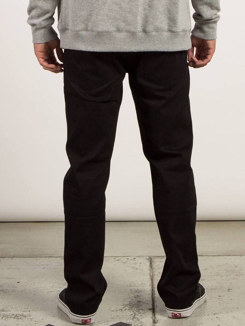 Vaqueros Solver Denim - Black On Black