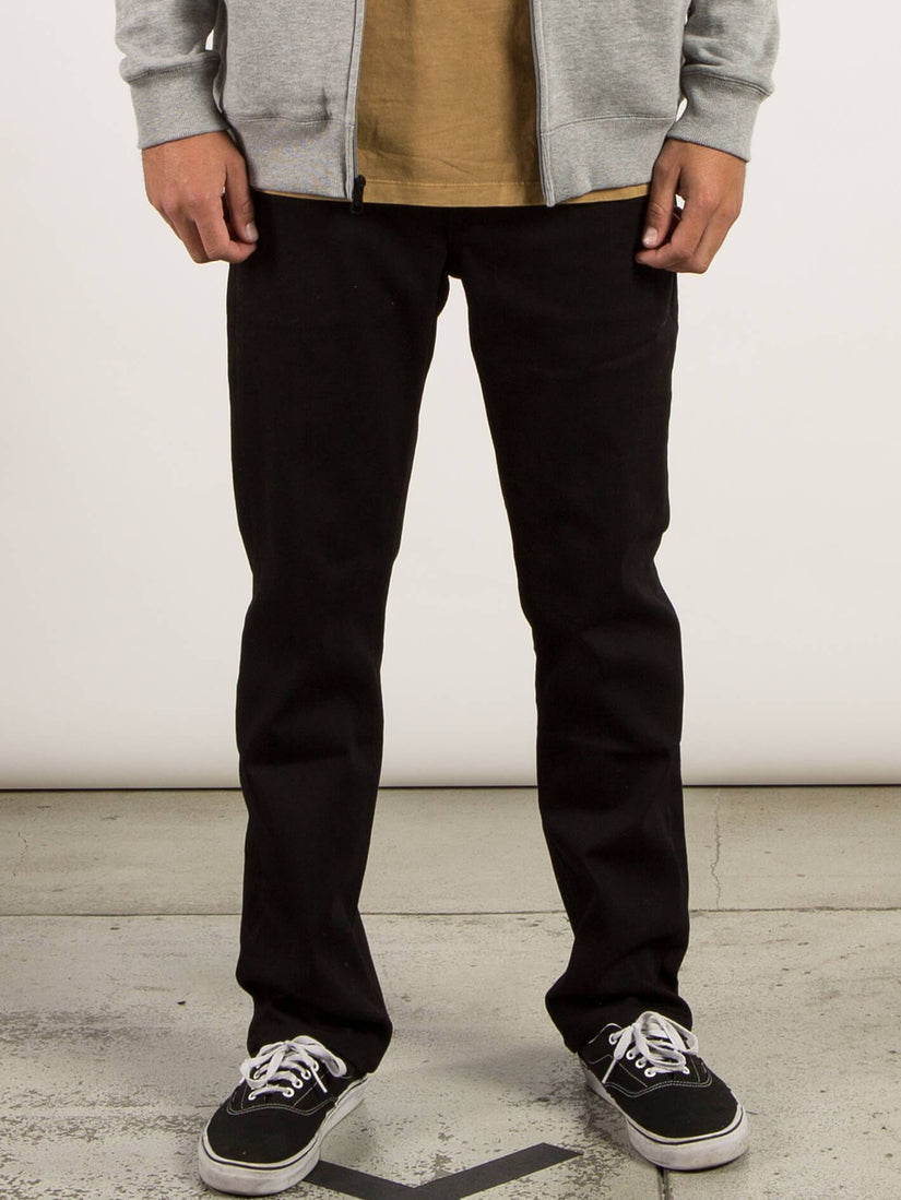 Vaqueros Solver Denim - Black On Black