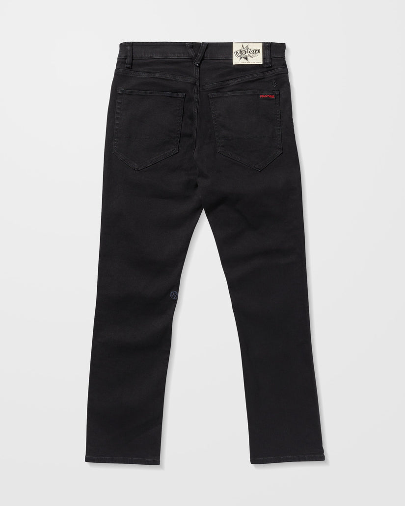 Pantalón Vaquero Volcom Ent Pennywise - Black On Black