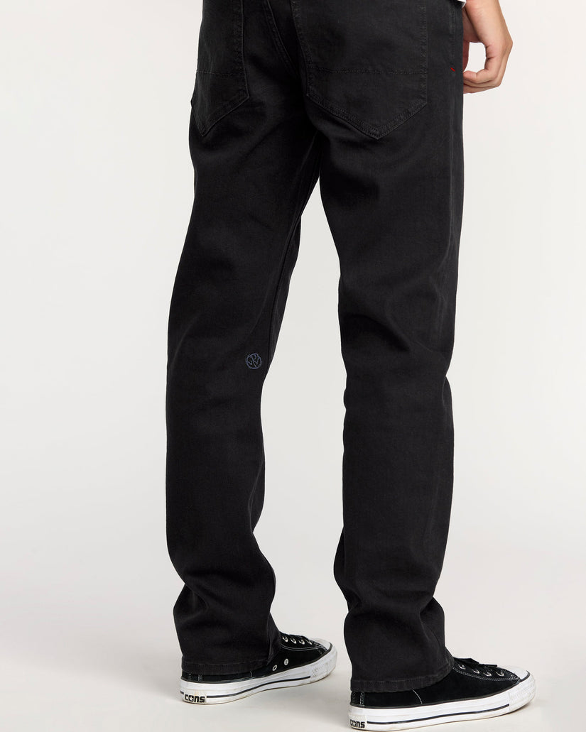 Pantalón Vaquero Volcom Ent Pennywise - Black On Black