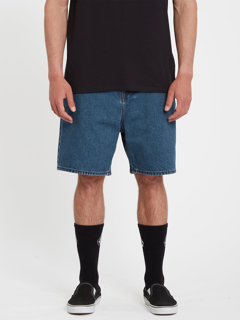 Pantalón corto Billow Denim - INDIGO RIGIDE WASH
