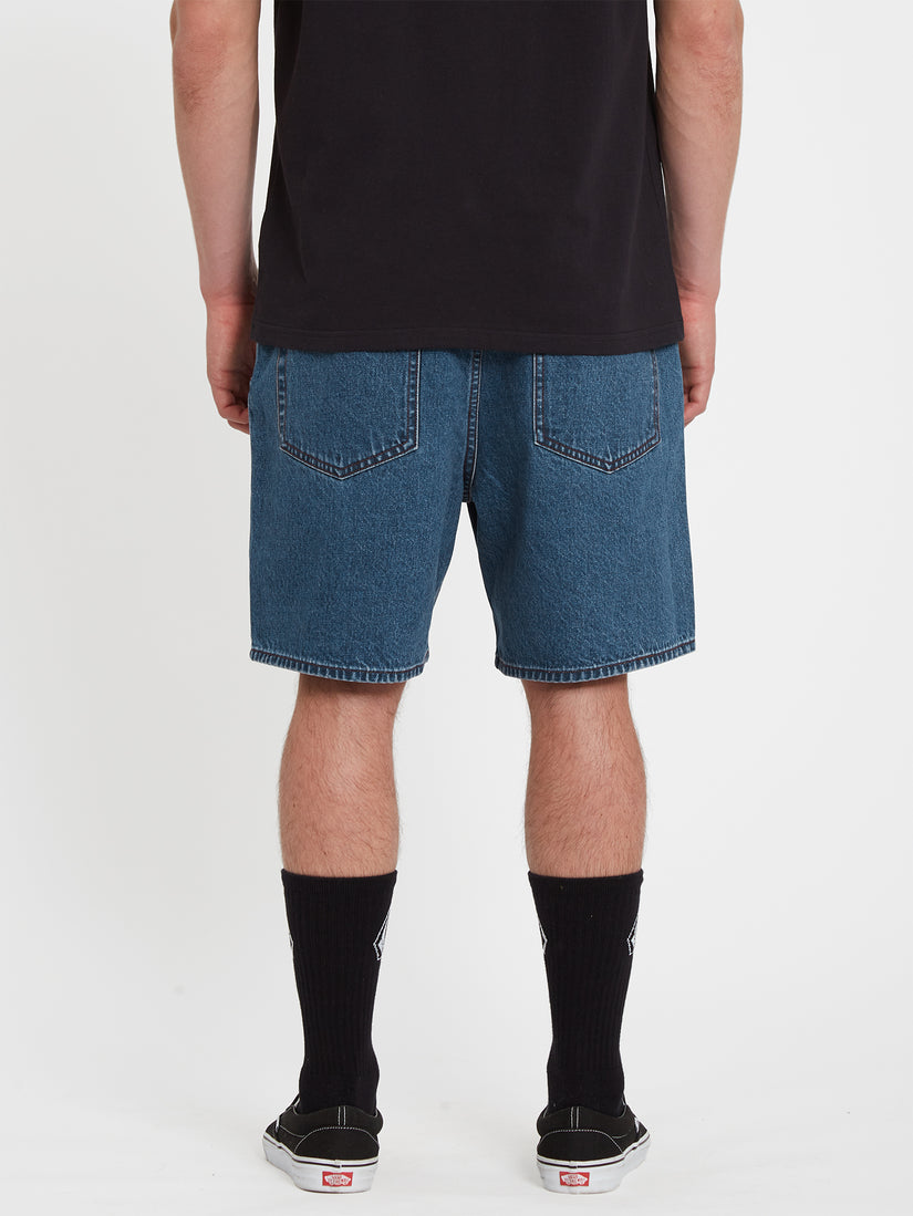 Pantalón corto Billow Denim - INDIGO RIGIDE WASH