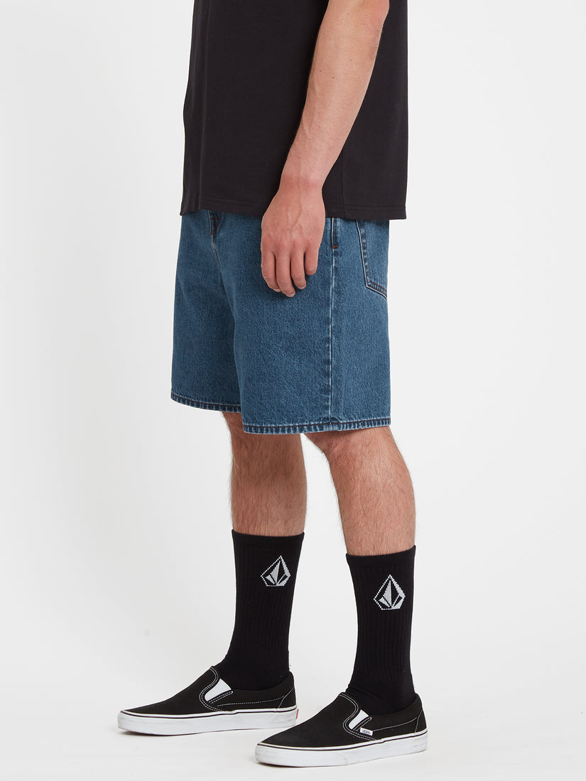 Pantalón corto Billow Denim - INDIGO RIGIDE WASH