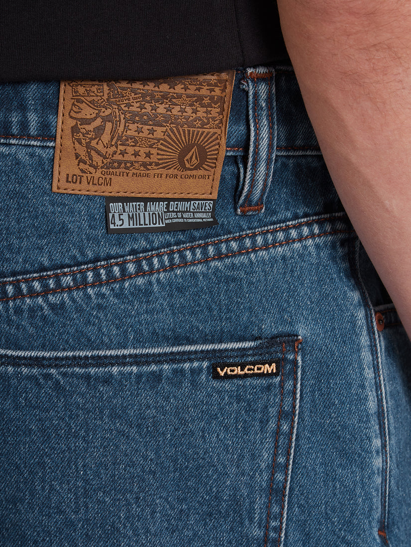 Pantalón corto Billow Denim - INDIGO RIGIDE WASH