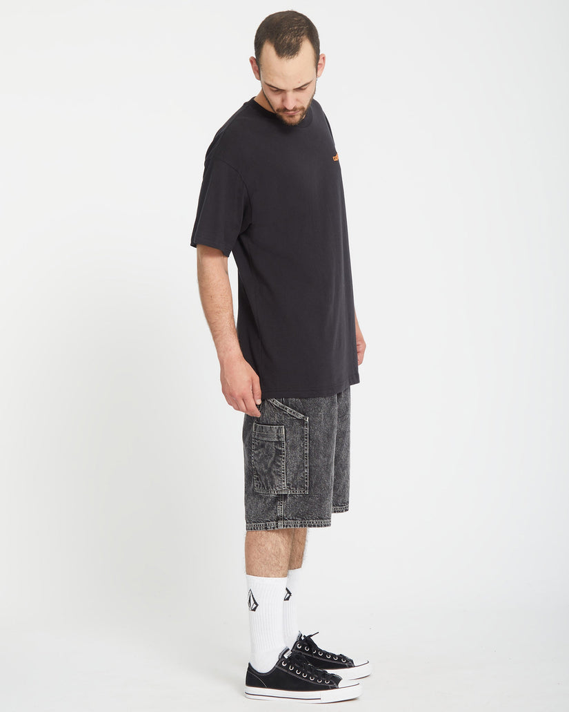 Pantalón corto vaquero Labored Denim Utility - LIGHT ACID BLACK