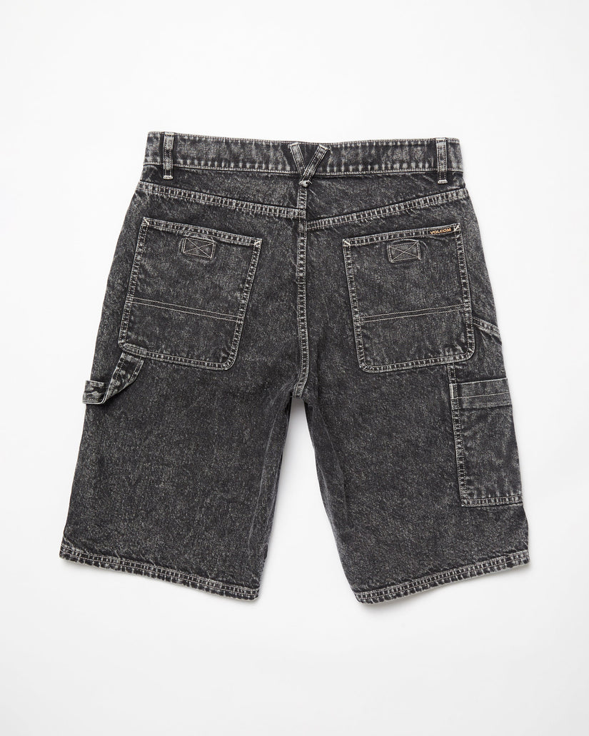 Pantalón corto vaquero Labored Denim Utility - LIGHT ACID BLACK