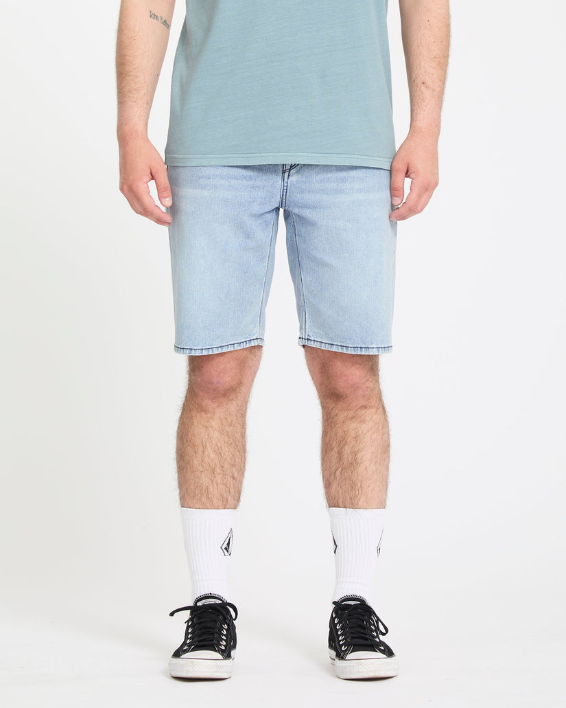 Pantalón corto vaquero Solver - Worn Light Blue
