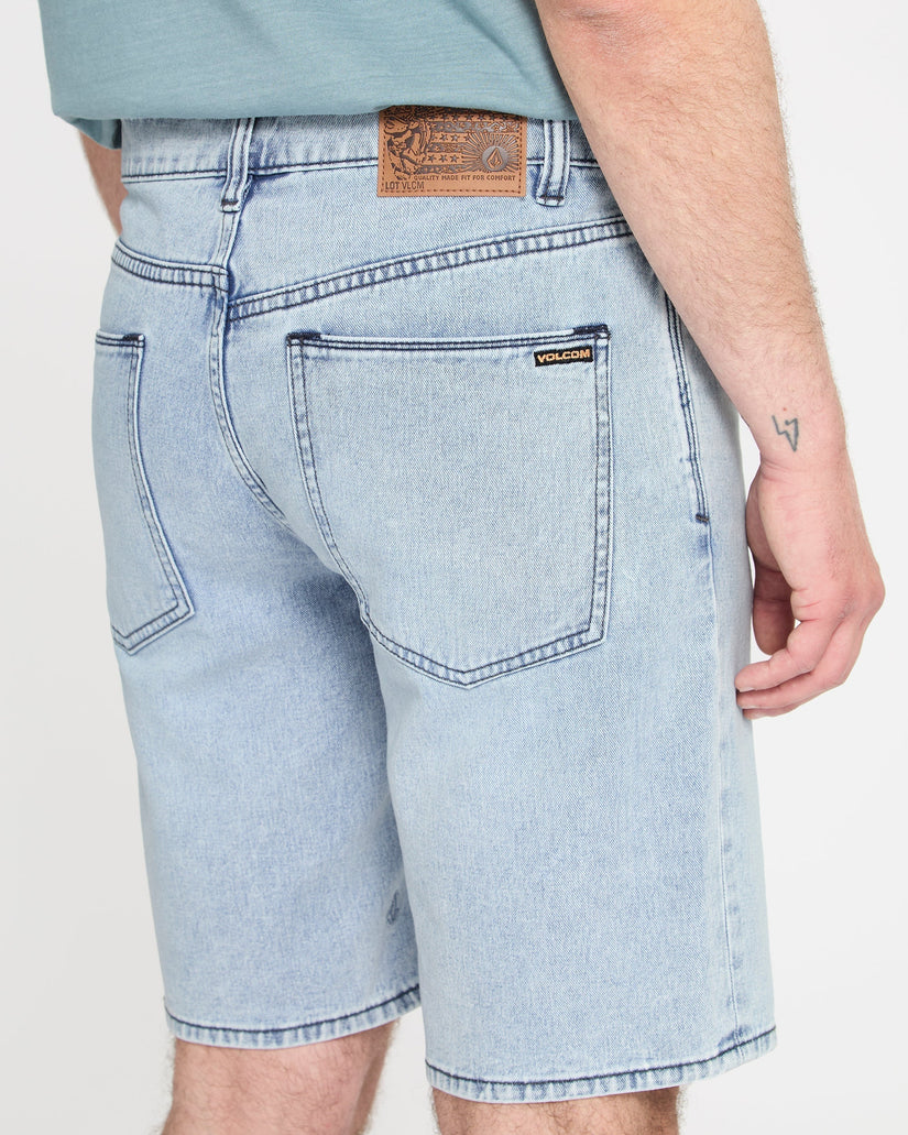 Pantalón corto vaquero Solver - Worn Light Blue