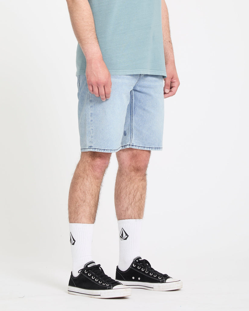 Pantalón corto vaquero Solver - Worn Light Blue
