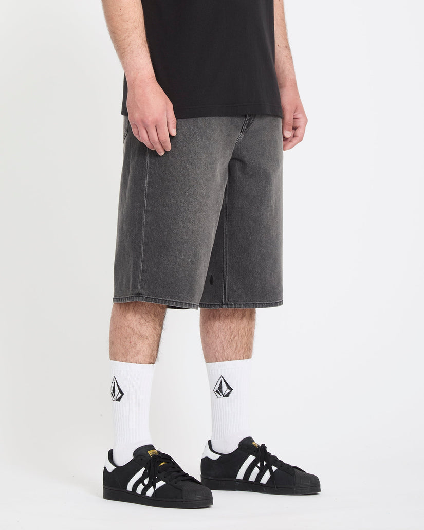 Pantalón corto vaquero Chillow 24" - Black Grey