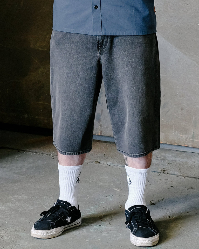 Pantalón corto vaquero Chillow 24" - Black Grey