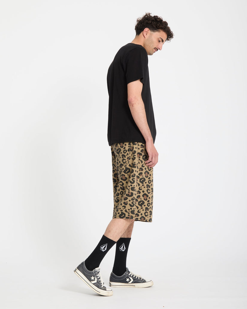 Pantalón corto vaquero Chillow 24" - Cheetah