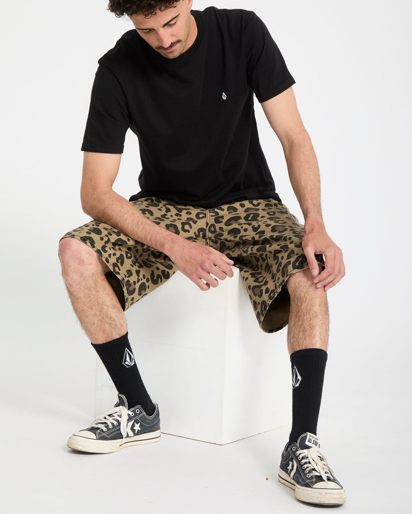 Pantalón corto vaquero Chillow 24" - Cheetah
