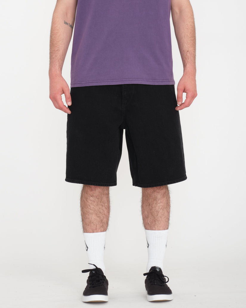 Pantalón corto vaquero Billow 22" - Black