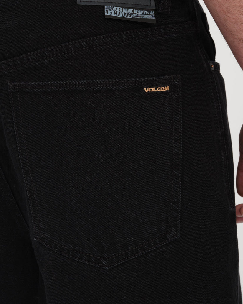 Pantalón corto vaquero Billow 22" - Black