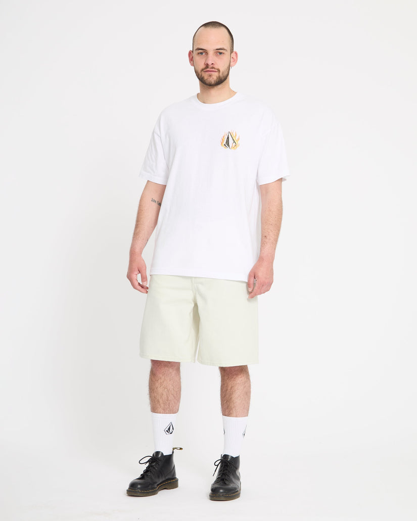 Pantalón corto vaquero Billow 22" - Dirty White