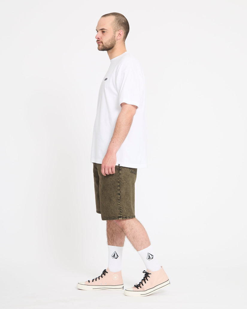 Pantalón corto vaquero Billow 22" - Sage Leaf