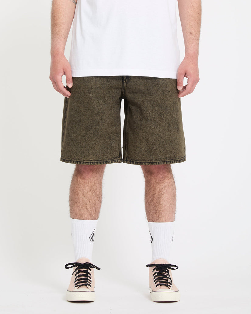 Pantalón corto vaquero Billow 22" - Sage Leaf